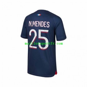 Maillot de Foot Paris Saint Germain N.Mendes 25 Domicile 2023/24